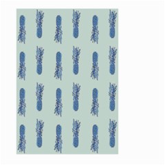 Blue King Pineapple  Large Garden Flag (two Sides) by ConteMonfrey