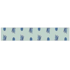 Blue King Pineapple  Large Premium Plush Fleece Scarf  by ConteMonfrey