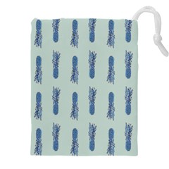 Blue King Pineapple  Drawstring Pouch (5xl) by ConteMonfrey