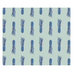 Blue King Pineapple  Premium Plush Fleece Blanket (small) by ConteMonfrey