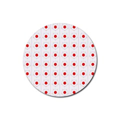 Blossom Rubber Round Coaster (4 Pack) by ConteMonfrey