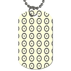 Sharp Circles Dog Tag (one Side) by ConteMonfrey