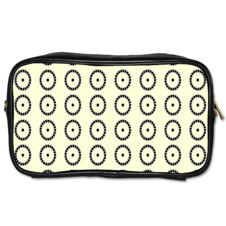 Sharp Circles Toiletries Bag (One Side)