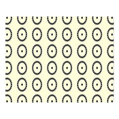 Sharp Circles Two Sides Premium Plush Fleece Blanket (large)