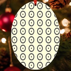 Sharp Circles Uv Print Acrylic Ornament Oval by ConteMonfrey