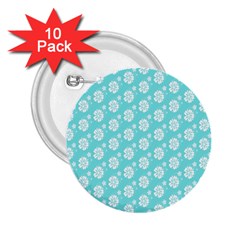 Spring Happiness Blue Ocean 2 25  Buttons (10 Pack)  by ConteMonfrey