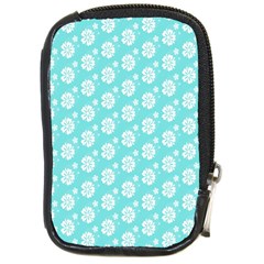 Spring Happiness Blue Ocean Compact Camera Leather Case by ConteMonfrey