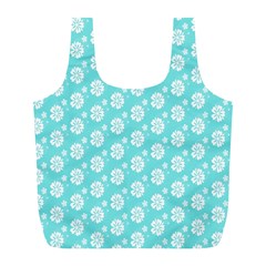 Spring Happiness Blue Ocean Full Print Recycle Bag (l) by ConteMonfrey