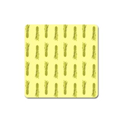 Yellow Pineapple Square Magnet by ConteMonfrey