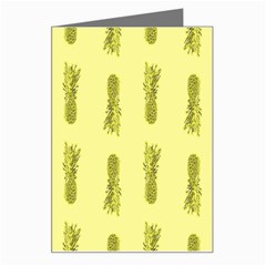 Yellow Pineapple Greeting Card by ConteMonfrey