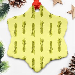 Yellow Pineapple Ornament (snowflake) by ConteMonfrey