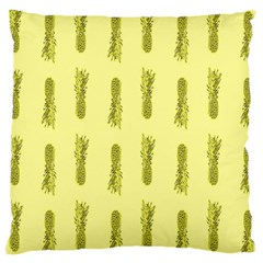 Yellow Pineapple Large Cushion Case (one Side) by ConteMonfrey