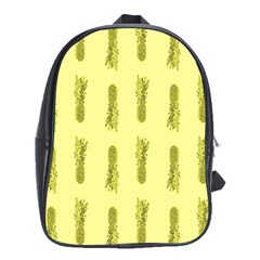 Yellow Pineapple School Bag (xl) by ConteMonfrey