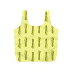 Yellow Pineapple Full Print Recycle Bag (S) Front