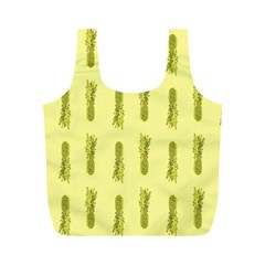 Yellow Pineapple Full Print Recycle Bag (m) by ConteMonfrey