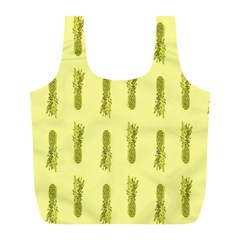 Yellow Pineapple Full Print Recycle Bag (l) by ConteMonfrey