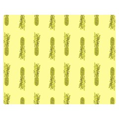 Yellow Pineapple Premium Plush Fleece Blanket (medium) by ConteMonfrey