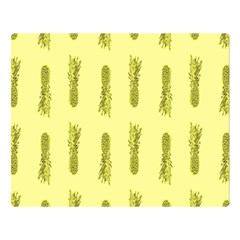 Yellow Pineapple Premium Plush Fleece Blanket (large) by ConteMonfrey