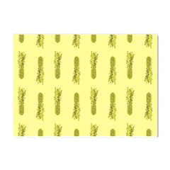 Yellow Pineapple Crystal Sticker (a4) by ConteMonfrey