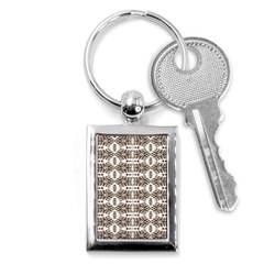 Brown Snake Skin Key Chain (rectangle) by ConteMonfrey