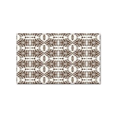 Brown Snake Skin Sticker (rectangular) by ConteMonfrey