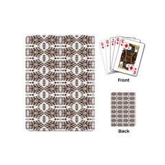 Brown Snake Skin Playing Cards Single Design (mini) by ConteMonfrey