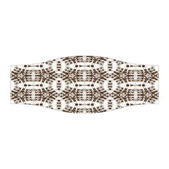 Brown Snake Skin Stretchable Headband by ConteMonfrey