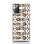 Brown snake skin Samsung Galaxy Note 20 TPU UV Case Front