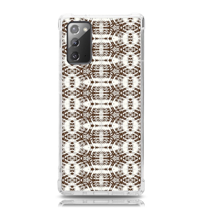 Brown snake skin Samsung Galaxy Note 20 TPU UV Case