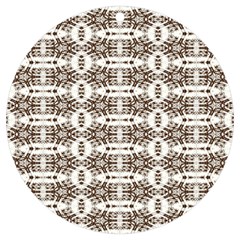 Brown Snake Skin Uv Print Acrylic Ornament Round by ConteMonfrey