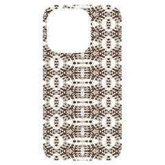 Brown Snake Skin Iphone 14 Pro Black Uv Print Case