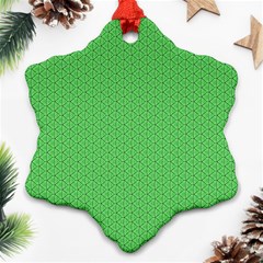  Spooky Pink Green Halloween  Ornament (snowflake) by ConteMonfrey