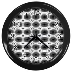 Cosmos Circles Wall Clock (black) by ConteMonfrey