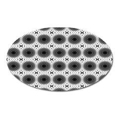 Cosmos Circles Oval Magnet by ConteMonfrey