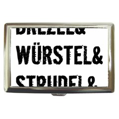 Its A German Thing Bier Brezel Wurstel Strudel Schnitzel Cigarette Money Case by ConteMonfrey