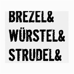 Its A German Thing Bier Brezel Wurstel Strudel Schnitzel Small Glasses Cloth by ConteMonfrey