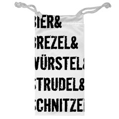 Its A German Thing Bier Brezel Wurstel Strudel Schnitzel Jewelry Bag by ConteMonfrey