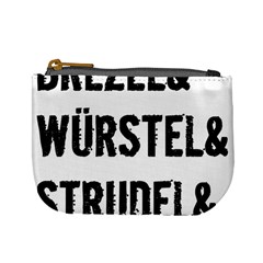 Its A German Thing Bier Brezel Wurstel Strudel Schnitzel Mini Coin Purse by ConteMonfrey