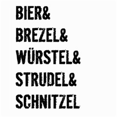 Its A German Thing Bier Brezel Wurstel Strudel Schnitzel Small Garden Flag (two Sides) by ConteMonfrey