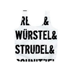 Its A German Thing Bier Brezel Wurstel Strudel Schnitzel Full Print Recycle Bag (s) by ConteMonfrey