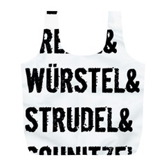 Its A German Thing Bier Brezel Wurstel Strudel Schnitzel Full Print Recycle Bag (l) by ConteMonfrey