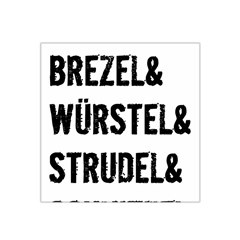 Its A German Thing Bier Brezel Wurstel Strudel Schnitzel Satin Bandana Scarf 22  X 22  by ConteMonfrey