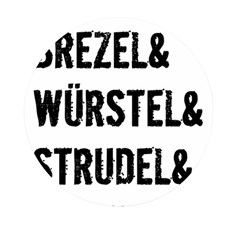 Its A German Thing Bier Brezel Wurstel Strudel Schnitzel Mini Round Pill Box by ConteMonfrey