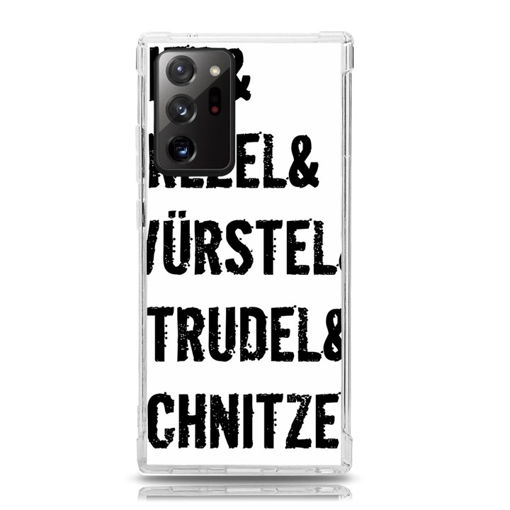 Its A German Thing bier brezel wurstel strudel schnitzel Samsung Galaxy Note 20 Ultra TPU UV Case