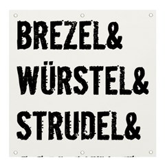 Its A German Thing Bier Brezel Wurstel Strudel Schnitzel Banner And Sign 4  X 4  by ConteMonfrey