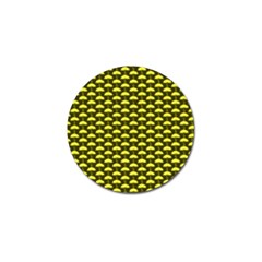 Under My Little Yellow Umbrella Golf Ball Marker by ConteMonfrey