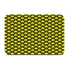 Under My Little Yellow Umbrella Plate Mats by ConteMonfrey