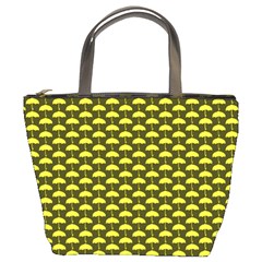 Under My Little Yellow Umbrella Bucket Bag by ConteMonfrey