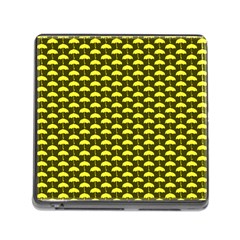 Under My Little Yellow Umbrella Memory Card Reader (square 5 Slot) by ConteMonfrey