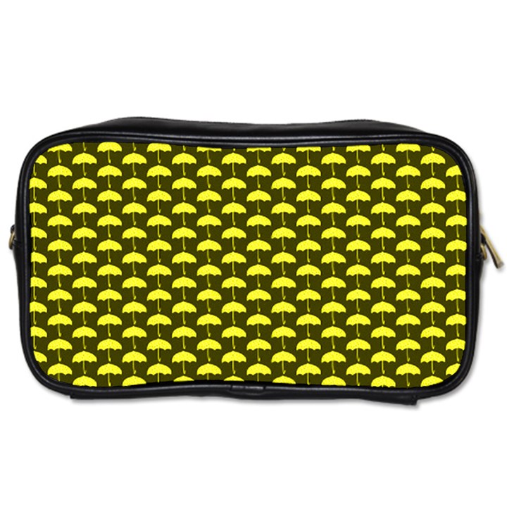 Under My Little yellow Umbrella Toiletries Bag (Two Sides)